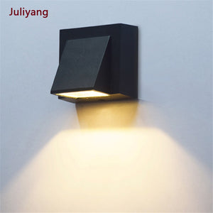 3W 6W Modern simple creative outdoor waterproof wall lamp LED courtyard lamps gate lamp terrace balcony garden wall light