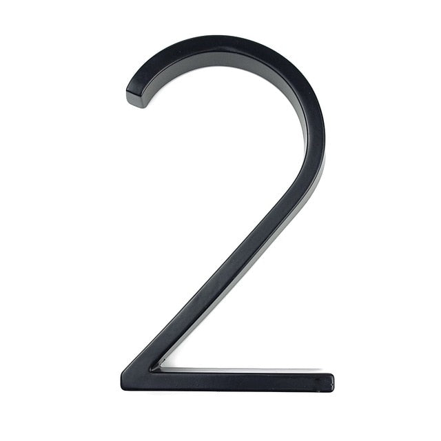 5 Stainless Steel Floating House Number Outside, Metal Modern House  Numbers 