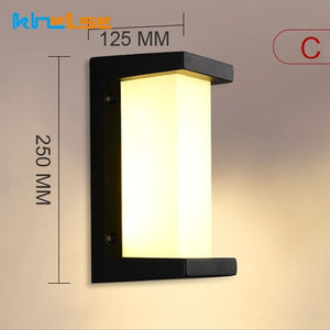 18W LED Wall Light Waterproof IP66 Porch Light Modern LED Wall Lamp Radar Motion Sensor Courtyard Garden Outdoor Light AC90~260V